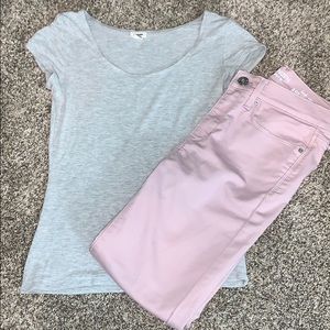 Outfit (gray/pink)